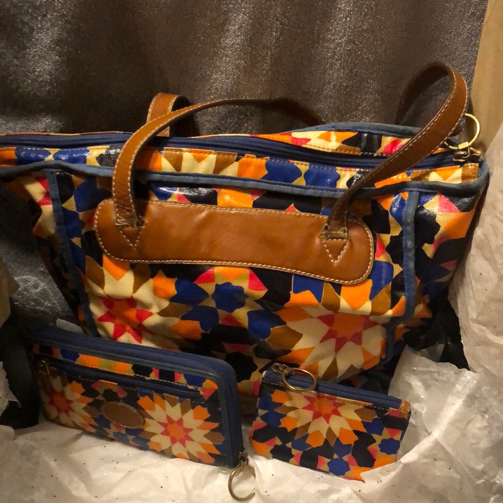Fossil Bundle purse, wallet &coin purse matching set